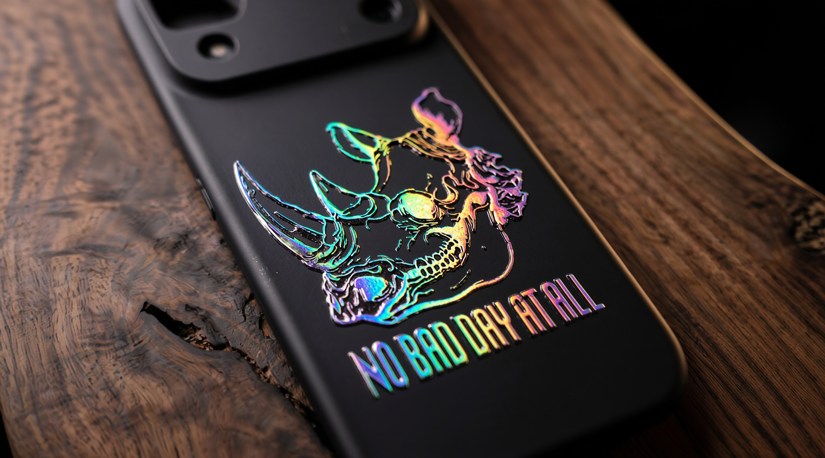 3D Wild Beasts - Rhino Phone Case – Raised Art Design ( A02 )