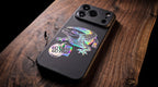 3D Wild Beasts - Crocodile with No Fear Phone Case – Raised Art Design ( A04 )