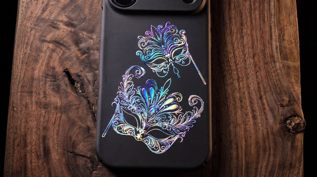 3D Carnival of Venice - Carnival Twins - Phone Case – Raised Art Design ( CV01 )