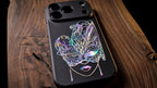 3D Carnival of Venice - Midnight Masquerade - Phone Case – Raised Art Design ( CV02 )