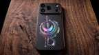 3D Mystical Symbols- Prismatic Moon - Phone Case – Raised Art Design ( MP01 )