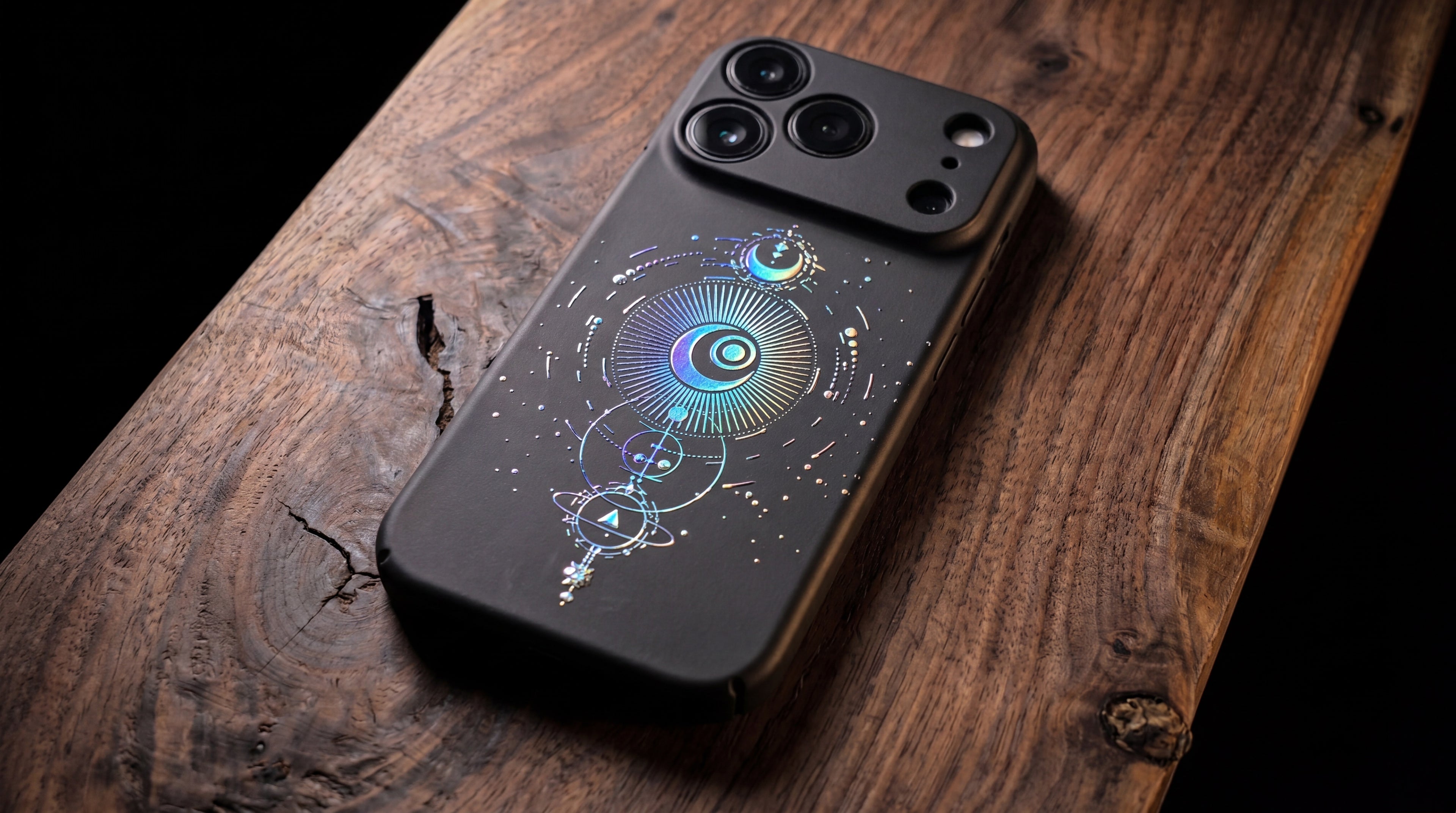 3D Mystical Symbols- Celestial Compass - Phone Case – Raised Art Design ( MP02 )