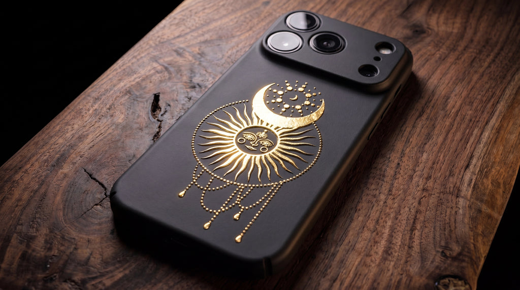 3D Mystical Symbols - Mandala - Phone Case – Raised Art Design ( MP05 )