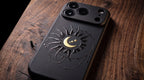 3D Mystical Symbols - Midnight Astrolabe - Phone Case – Raised Art Design ( MP09 )