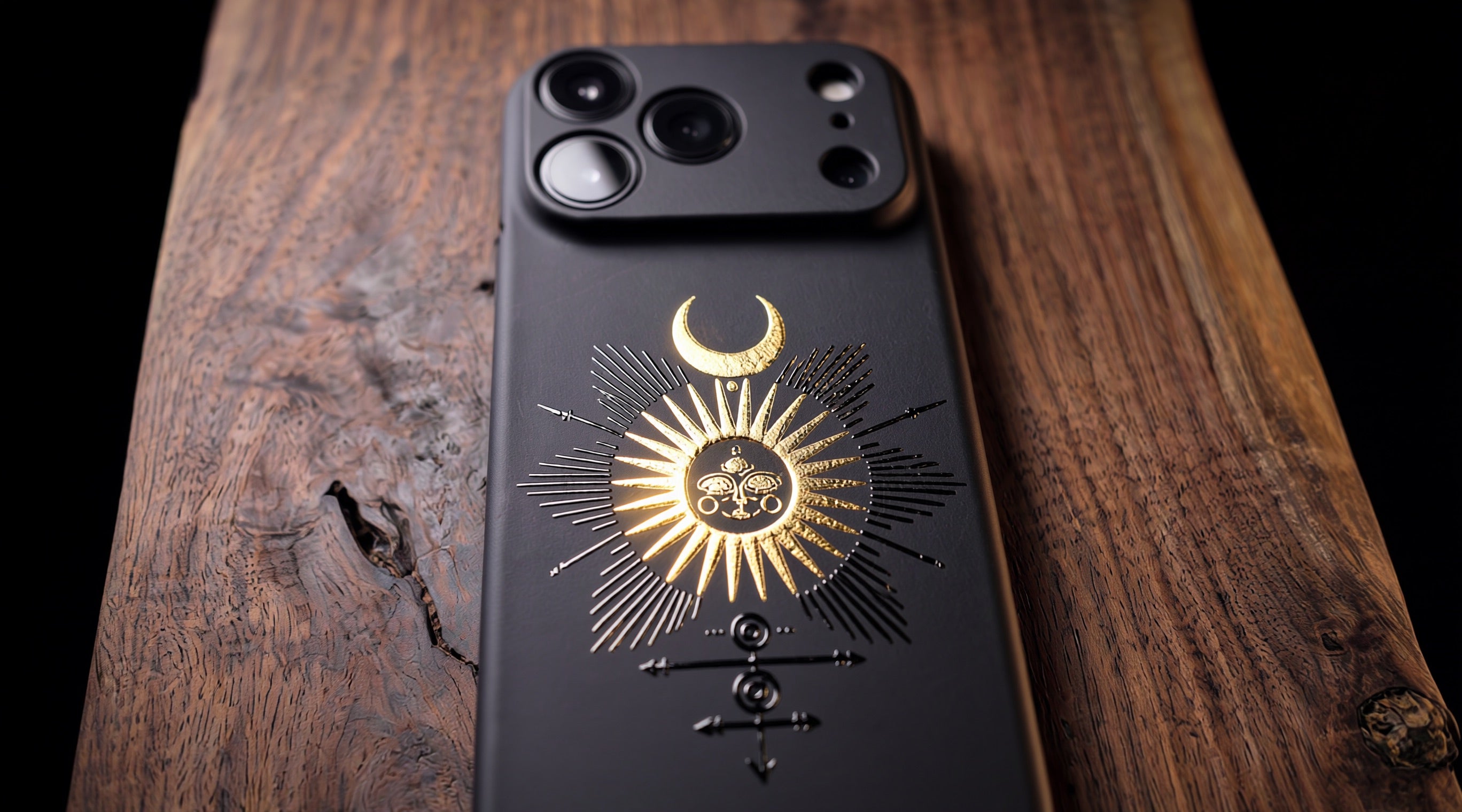 3D Mystical Symbols - Duality - Phone Case – Raised Art Design ( MP10 )