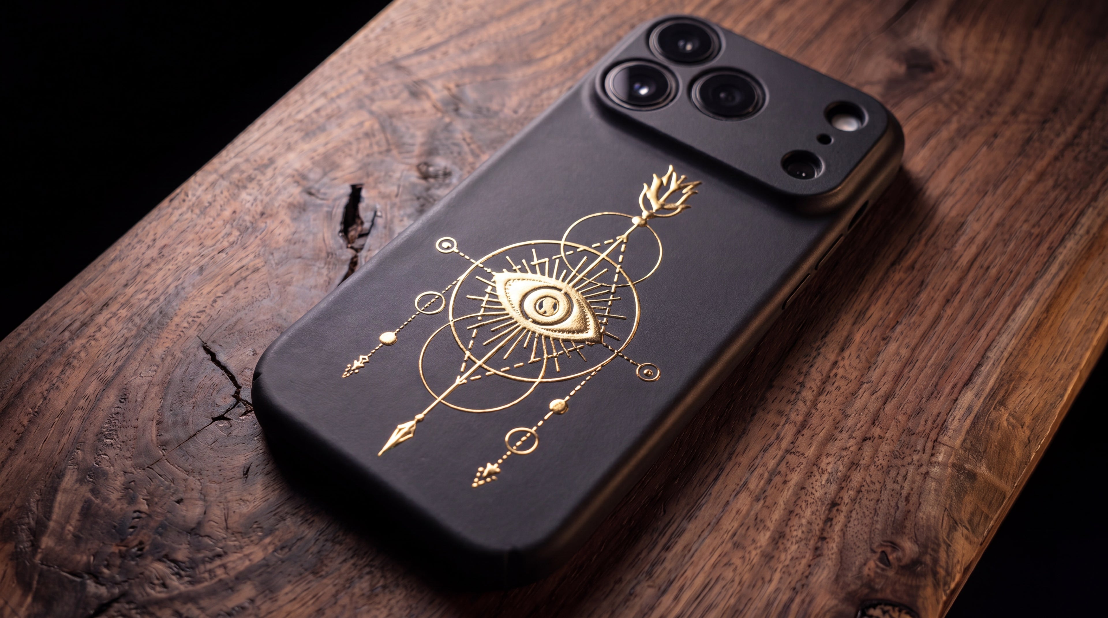 3D Mystical Symbols- Prism Eye - Phone Case – Raised Art Design ( MP12 )