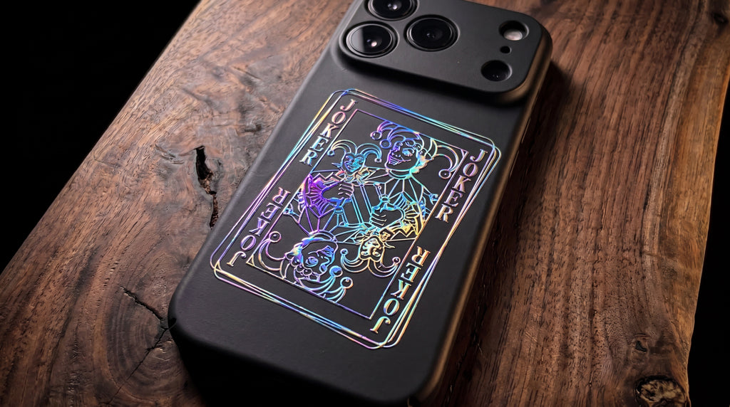 3D Poker card - Joker card - Phone Case – Raised Art Design ( PC03 )