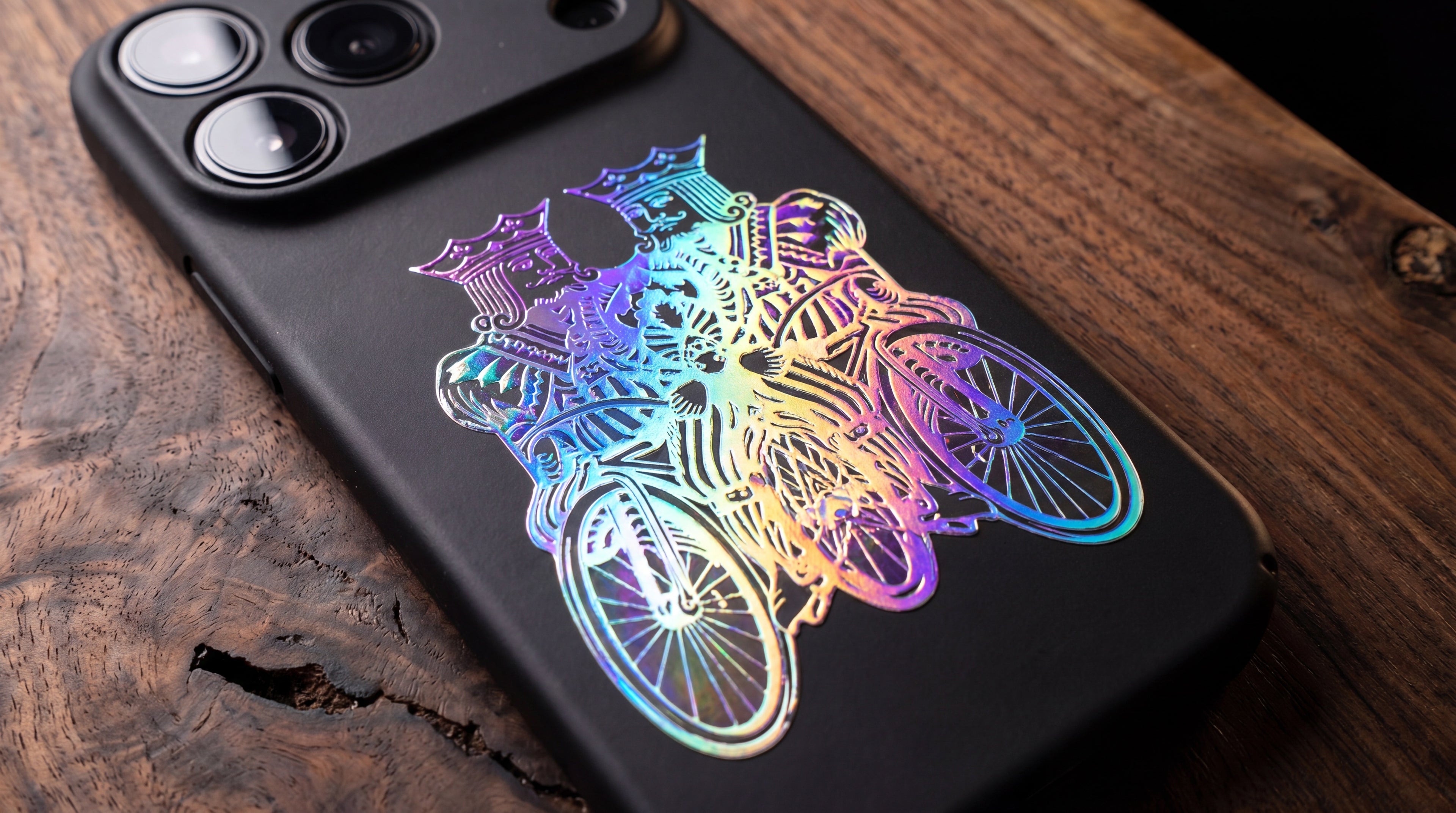 3D Poker card - King Riders- Phone Case – Raised Art Design ( PC06 )