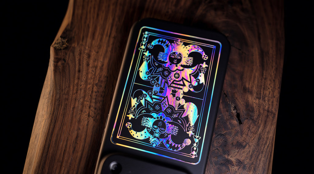 3D Poker card - Flush Joker - Phone Case – Raised Art Design ( PC08 )