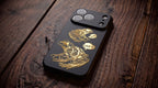3D Two Frogs Phone Case –  Raised Art Design ( A01 )