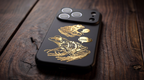 3D Two Frogs Phone Case –  Raised Art Design ( A01 )