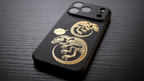 3D Wild Beasts - Two dinosaur skeletons Phone Case – Raised Art Design ( A08 )