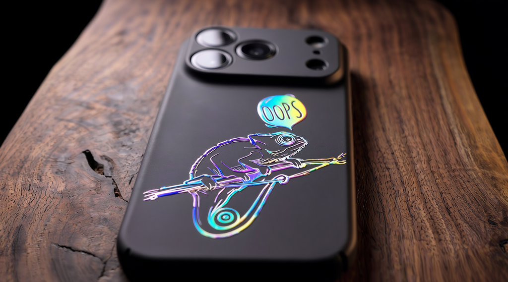3D Wild Beasts - Lizard - Opps - Phone Case – Raised Art Design ( A10 )